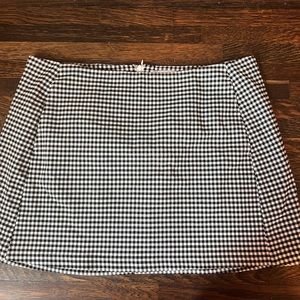 Gingham urban outfitters skirt; Size large #urban outfitters